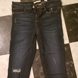 SP Black Stretch distressed Skinny Jean's size 29